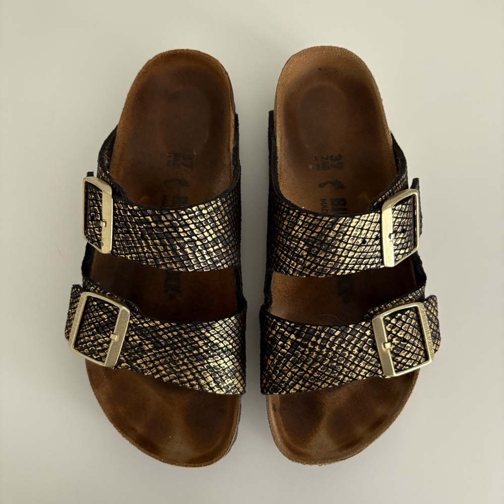 Birkenstock Arizonas in Shiny Python - Picture 3 of 6